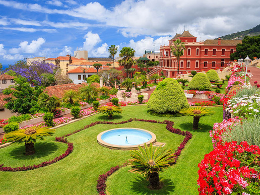 ... и градините Виктория с аристократичен произход, създадени през 19 век от семейство Де Понте.